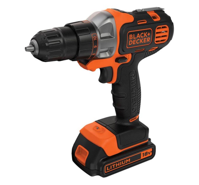 Акумуляторний багатофункціональний інструмент BLACK+DECKER MT218KB