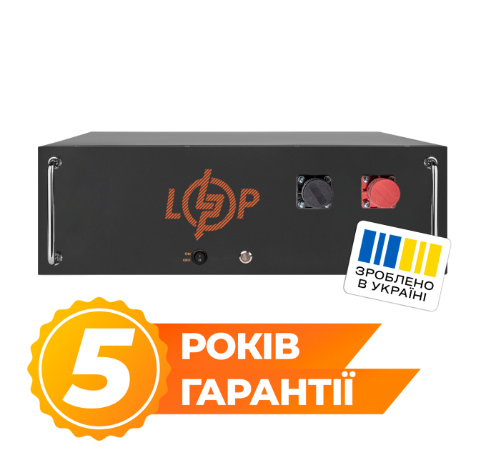 Акумулятор LP LiFePO4 51,2V - 100 Ah (5120Wh) (BMS JK 100A/50А) RM BL