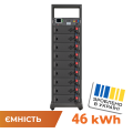Акумулятор LP LiFePO4 Battery HVM 460,8V 100Ah (46080 Wh)BMS 125А AB Lrack black