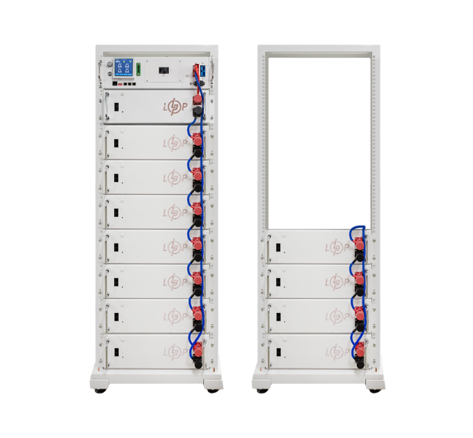 Акумулятор LP LiFePO4 Battery HVM 614,4V 100Ah (61440 Wh) BMS 160А P AB Lrack white