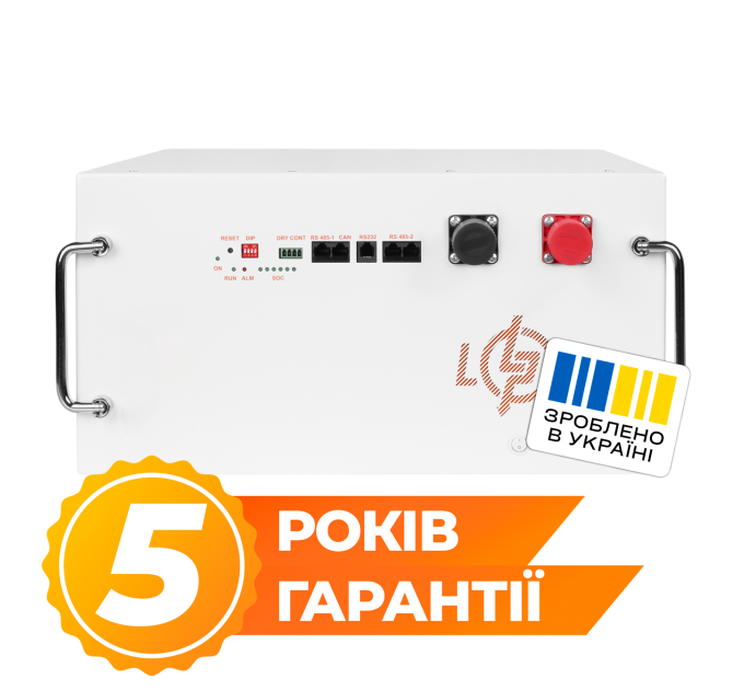 Акумулятор LP LiFePO4 51,2V - 280 Ah (14336Wh) (BMS JK 200A/100А) RM RS485/CAN WH