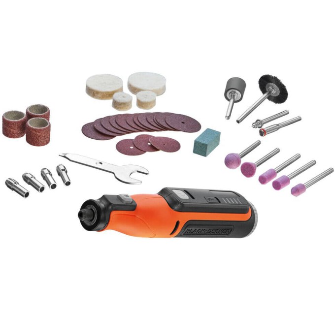 Багатофункціональний інструмент акумуляторний BLACK+DECKER BCRT8I