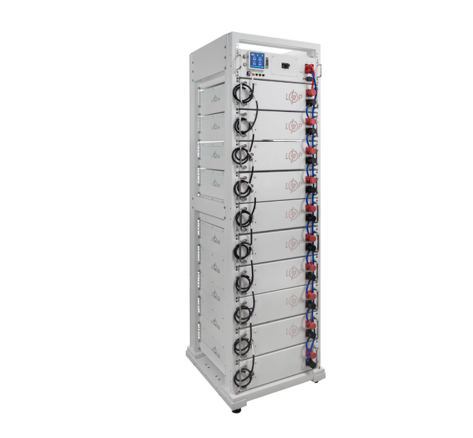 Акумулятор LP LiFePO4 Battery HVM 512V 100Ah (51200 Wh) BMS 125А AB Lrack white