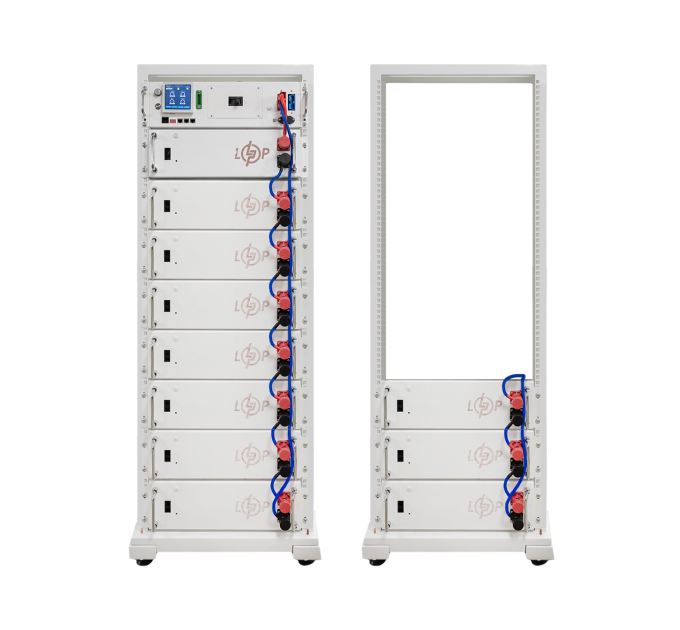 Акумулятор LP LiFePO4 Battery HVM 614,4V 50Ah (30720 Wh) BMS 160А P AB Lrack white