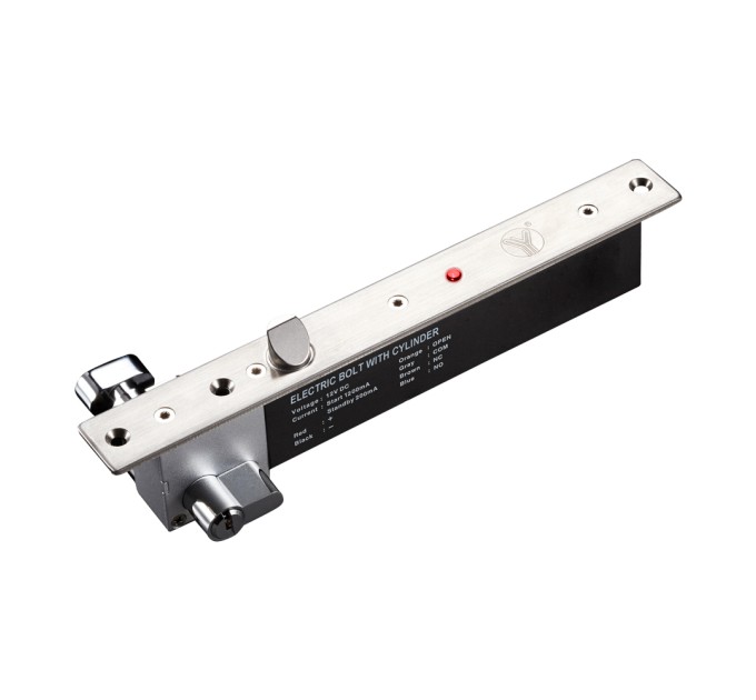 Замок ригеля YB-600C (LED) врізний для системи контролю доступу