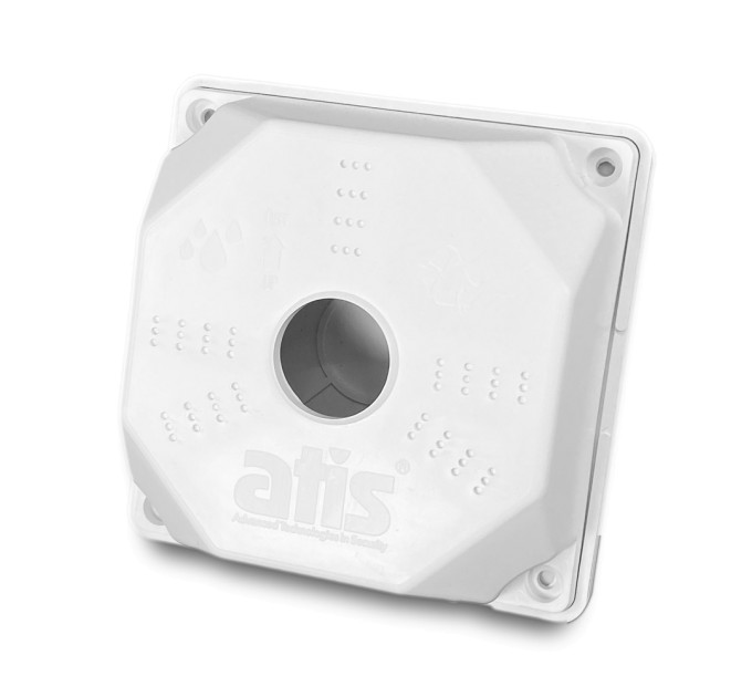 Кронштейн універсальний - монтажна коробка ATIS AB-Q130 біла