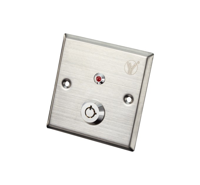 Кнопка виходу з ключем Yli Electronic YKS-850LM для системи контролю доступу