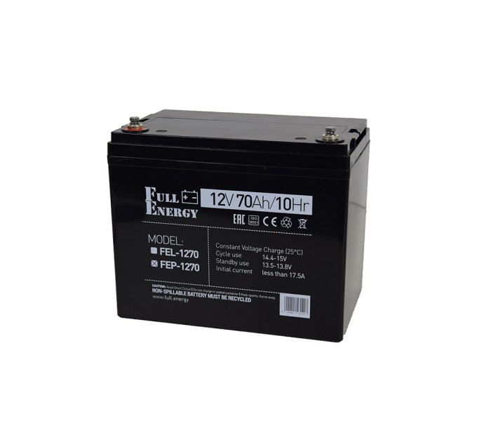Акумулятор 12В 70А·год для ДБЖ Full Energy FEP-1270