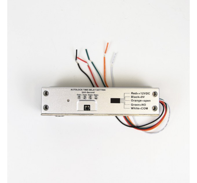 Замок ригеля YB-500U (LED) на скляні двері без рами