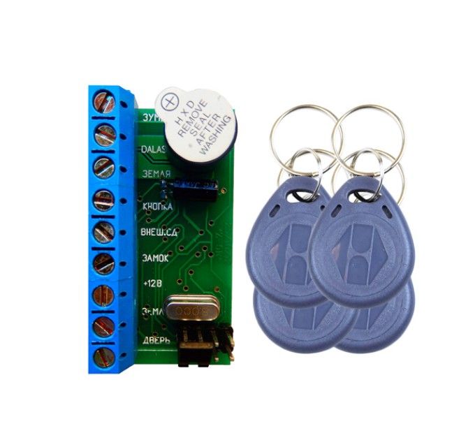 Комплект контролер NM-Z5R (1шт) + RFID KEYFOB EM-Blue (4 шт)