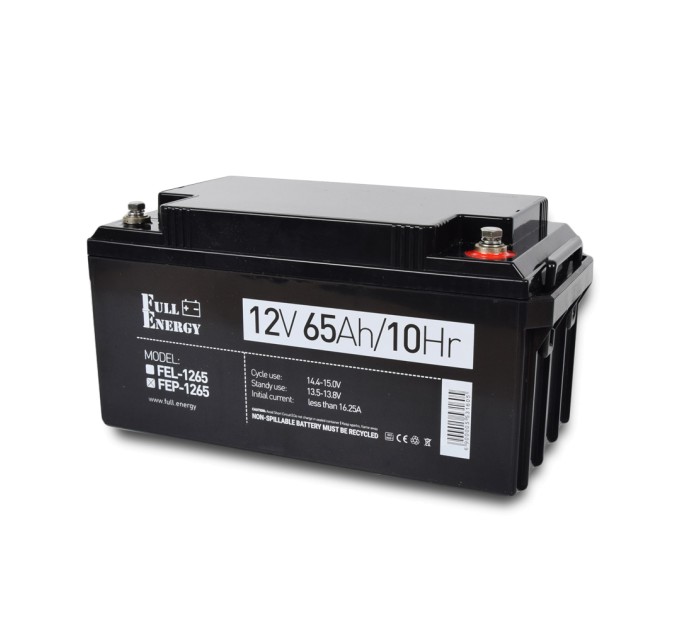 Акумулятор 12В 65А·год для ДБЖ Full Energy FEP-1265