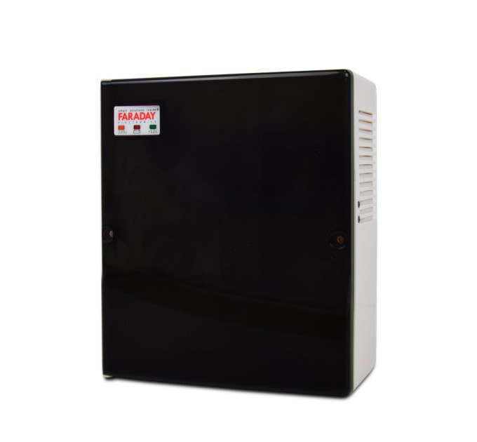 Безперебійний блок живлення Faraday Electronics 85W UPS Smart ASCH PLB під акумулятор 9А/г в пластиковому боксі