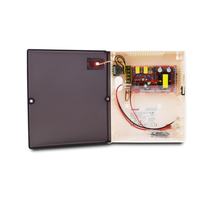 Безперебійний блок живлення Faraday Electronics 85W UPS Smart ASCH PLB під акумулятор 9А/г в пластиковому боксі