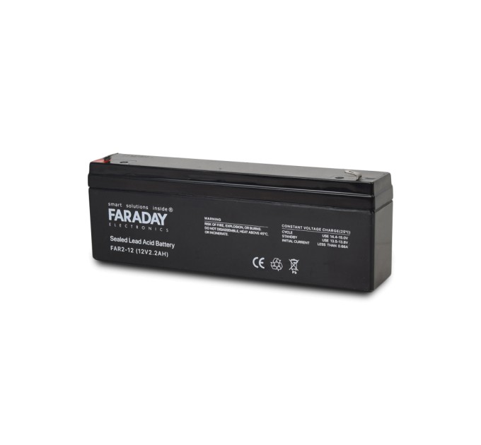 Акумулятор 12В 2А·год для ДБЖ Faraday Electronics FAR2-12