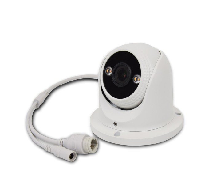 IP комплект відеоспостереження з 4 камерами ZKTeco KIT-8504NER-4P/4- ES-852T11C-C
