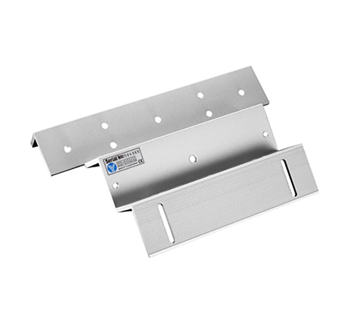 Електромагнітний замок Yli Electronic YM-350 з куточком монтажним Yli Electronic MBK-350ZL
