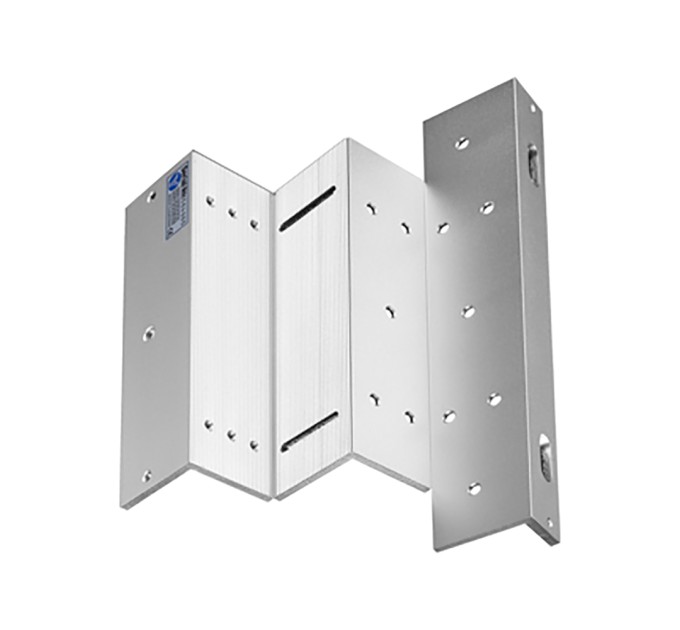 Електромагнітний замок Yli Electronic YM-350 з куточком монтажним Yli Electronic MBK-350ZL