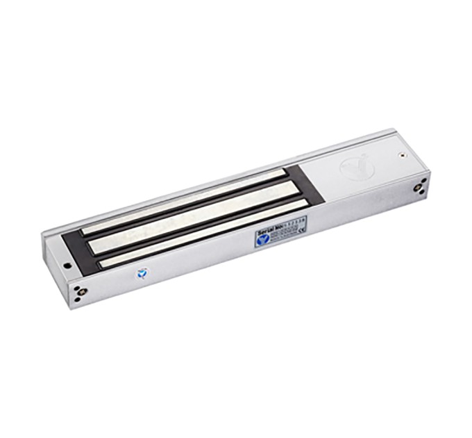 Електромагнітний замок Yli Electronic YM-350 з куточком монтажним Yli Electronic MBK-350ZL