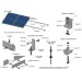 Автономна система безперебійного живлення потужністю 5 кВт з LiFePO4 АКБ, сонячними панелями та монтажним набором на похилий дах