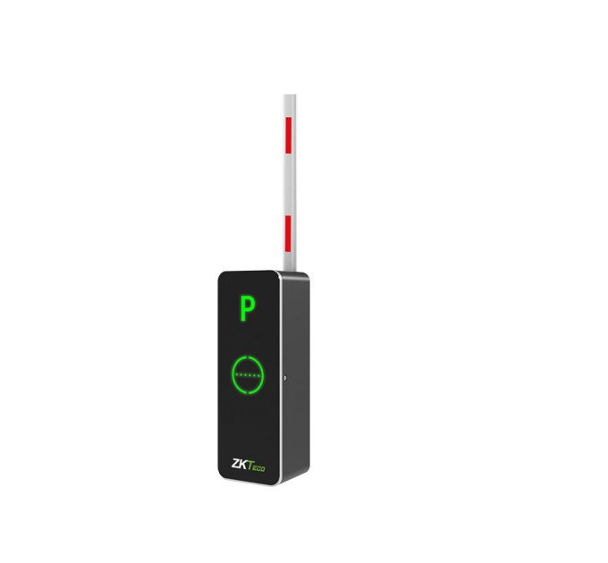 Шлагбаум ZKTeco BG1045L-LED з прямою стрілою 4.5 м зі світлодіодним підсвічуванням (лівий)