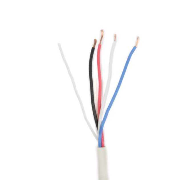 Кабель 4*0.22 U-Cu бухта 100м