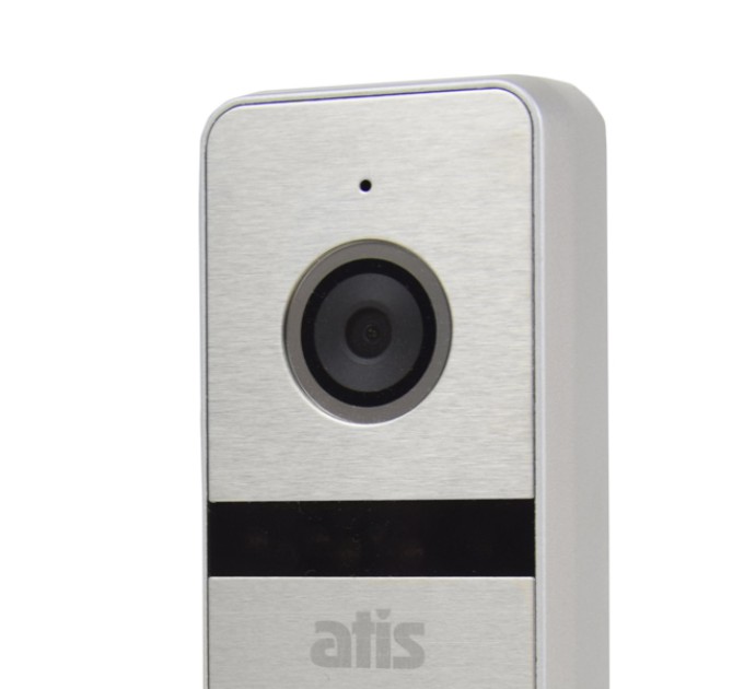 Комплект Wi-Fi відеодомофонa 7" ATIS AD-770FHD/T-Black з підтримкою Tuya Smart + AT-400HD Silver
