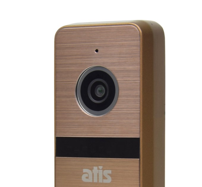 Комплект відеодомофона ATIS AD-770FHD Black + AT-400HD Gold