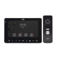 Комплект відеодомофона ATIS AD-780FHD-B Kit box: відеодомофон 7" з детектором руху і відеопанель 2 Мп