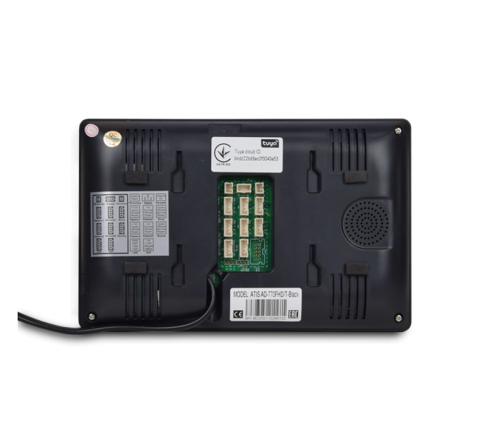Комплект відеодомофона ATIS AD-770FHD/T-B Kit box: відеодомофон 7" з детектором руху і підтримкою Tuya Smart і відеопанель