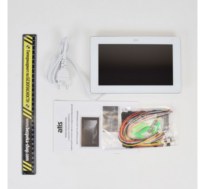 Комплект відеодомофона ATIS AD-770FHD/T-W Kit box: відеодомофон 7" з детектором руху і підтримкою Tuya Smart і відеопанель