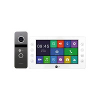 Комплект відеодомофона Neolight KAPPA HD / Solo FHD Graphite: відеодомофон 7" зі вбудованим БКЗ і 2 Мп відеопанель