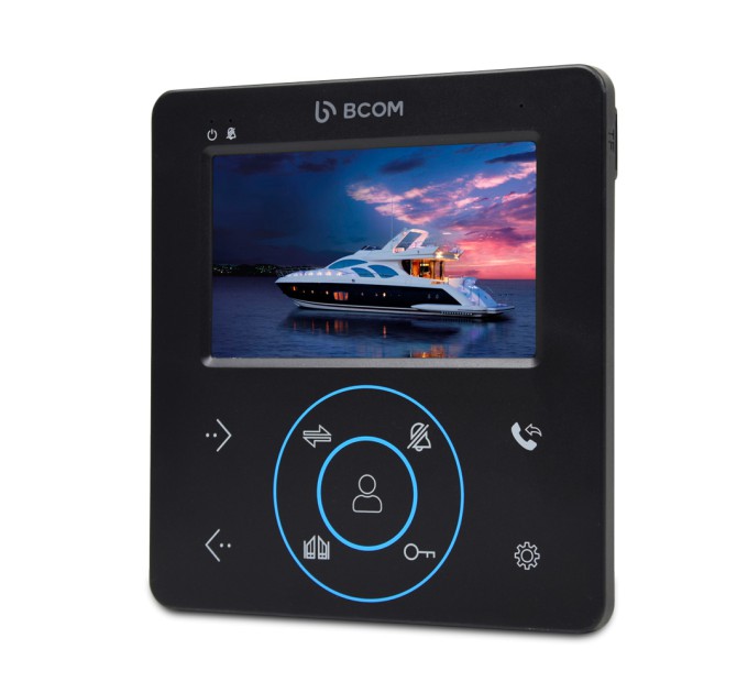 Відеодомофон 4" BCOM BD-480 Black