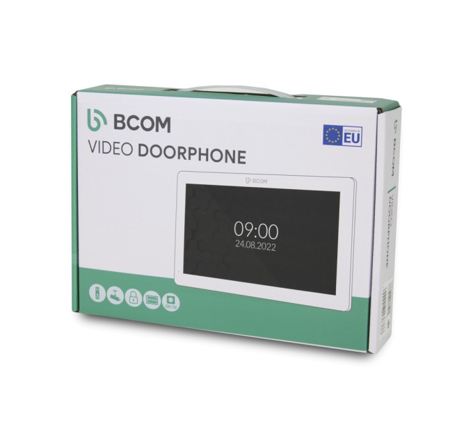 Wi-Fi відеодомофон 7" BCOM BD-760FHD/T Black з підтримкою Tuya Smart