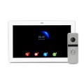Комплект відеодомофона ATIS AD-1070FHD/T White з підтримкою Tuya Smart + AT-400HD Silver