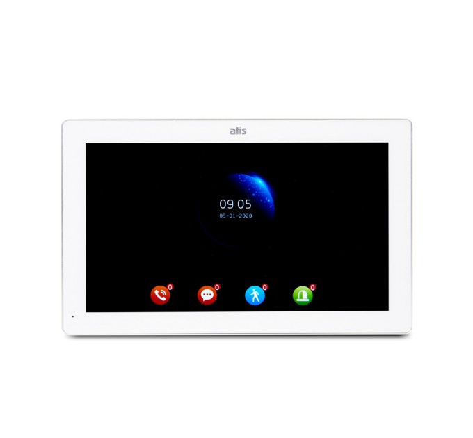 Комплект відеодомофона ATIS AD-1070FHD/T White з підтримкою Tuya Smart + AT-400HD Silver