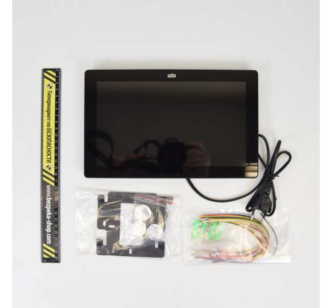 Комплект відеодомофона ATIS AD-1070FHD/T Black з підтримкою Tuya Smart + AT-400FHD Silver