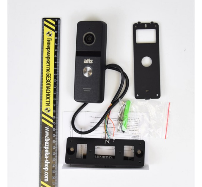 Комплект відеодомофона ATIS AD-1070FHD/T Black з підтримкою Tuya Smart + AT-400FHD Black