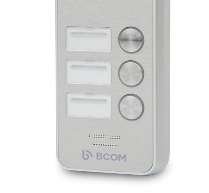 Відеопанель BCOM BT-403HD Silver на 3 абоненти