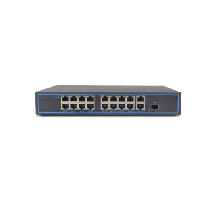 Коммутатор PoE-1018-16P-1S/250m