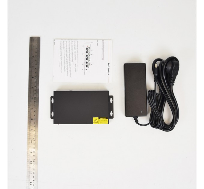 Некерований PoE-комутатор ATIS PoE-1006-4P Pro з 4 портами PoE