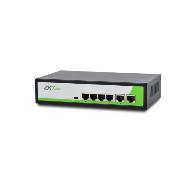 PoE-комутатор ZKTeco ZK-PoE42N-55W з 4 портами PoE