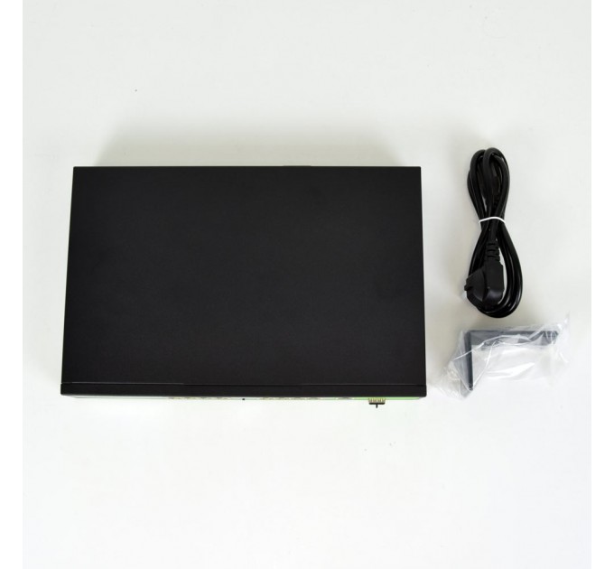 PoE-комутатор ZKTeco ZK-PoE1621N-200W з 16 портами PoE