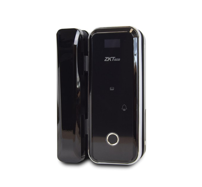 Smart замок ZKTeco GL300  right для скляних дверей зі сканером відбитку пальця і зчитувачем Mifare