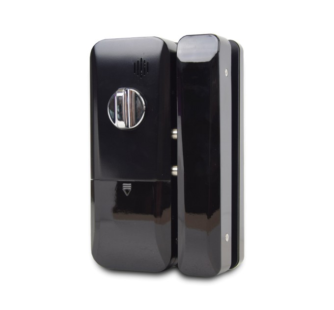 Smart замок ZKTeco GL300  right для скляних дверей зі сканером відбитку пальця і зчитувачем Mifare