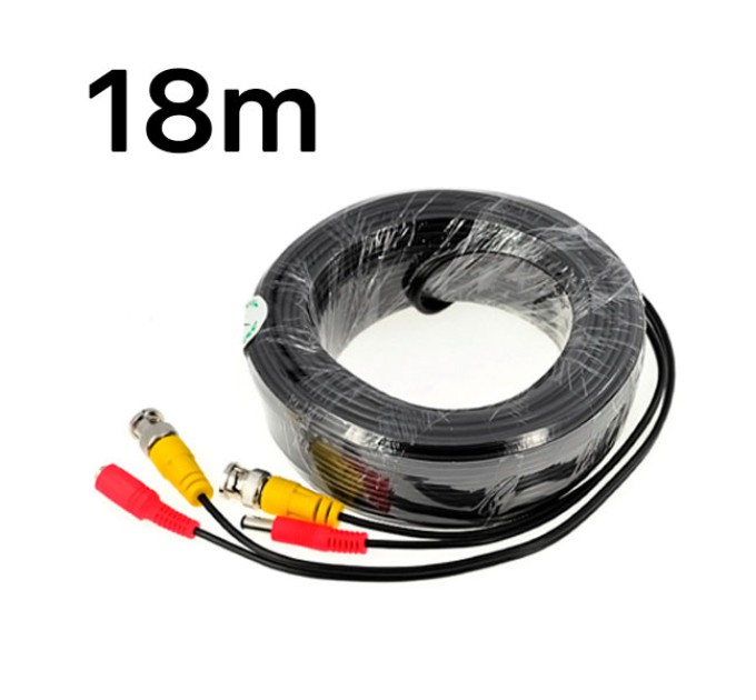 BNC-power кабель 18м 5Мп