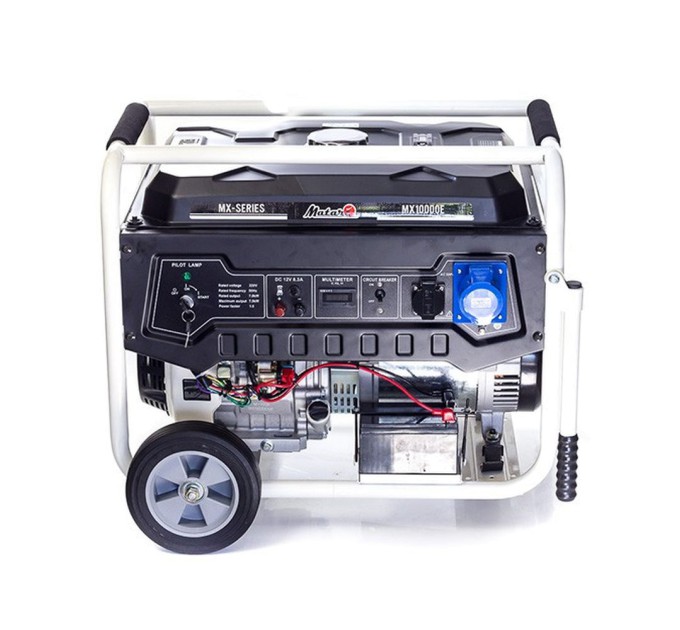 Бензиновий генератор MATARI MX10000EА максимальна потужність 7.5 кВт