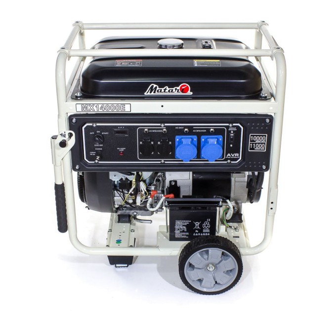 Бензиновий генератор MATARI MX14000E максимальна потужність 11 кВт