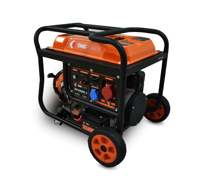 Бензиновий генератор TMG Power GG12000E-3 максимальна потужність 12 кВт