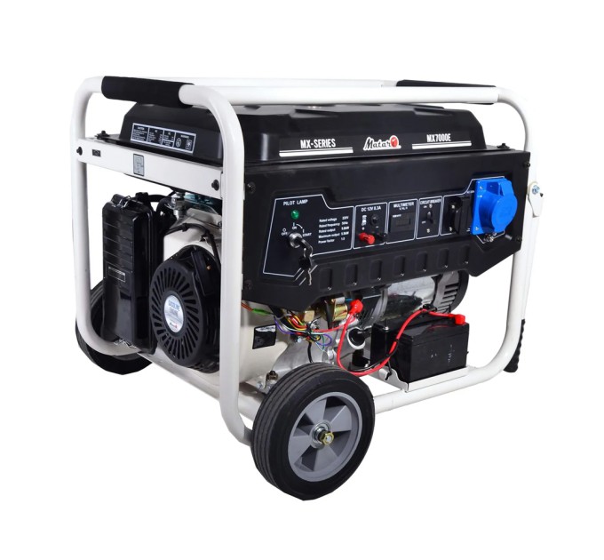 Бензиновий генератор MATARI MX7000EА максимальна потужність 5.5 кВт