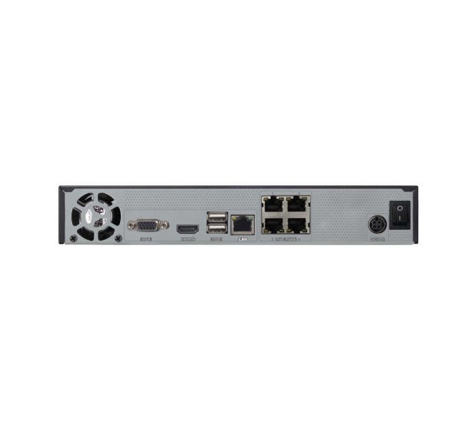 IP-відеореєстратор 4-канальний Provision-ISR NVR5-4100PXN(MM) з PoE та відеоаналітикою для систем відеоспостереження